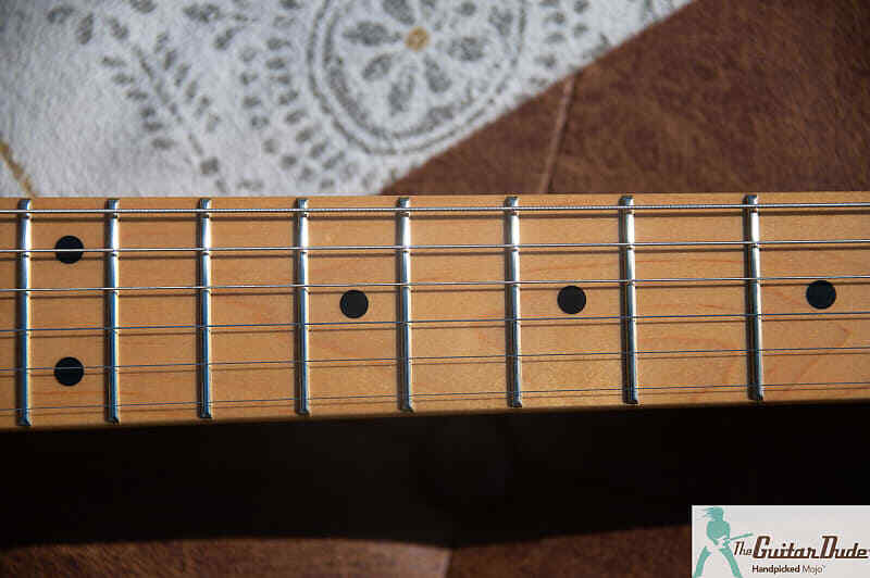 2020 Fender MIJ Hybrid ’50s Stratocaster US Blonde – Pro Set Up w Perfect Frets