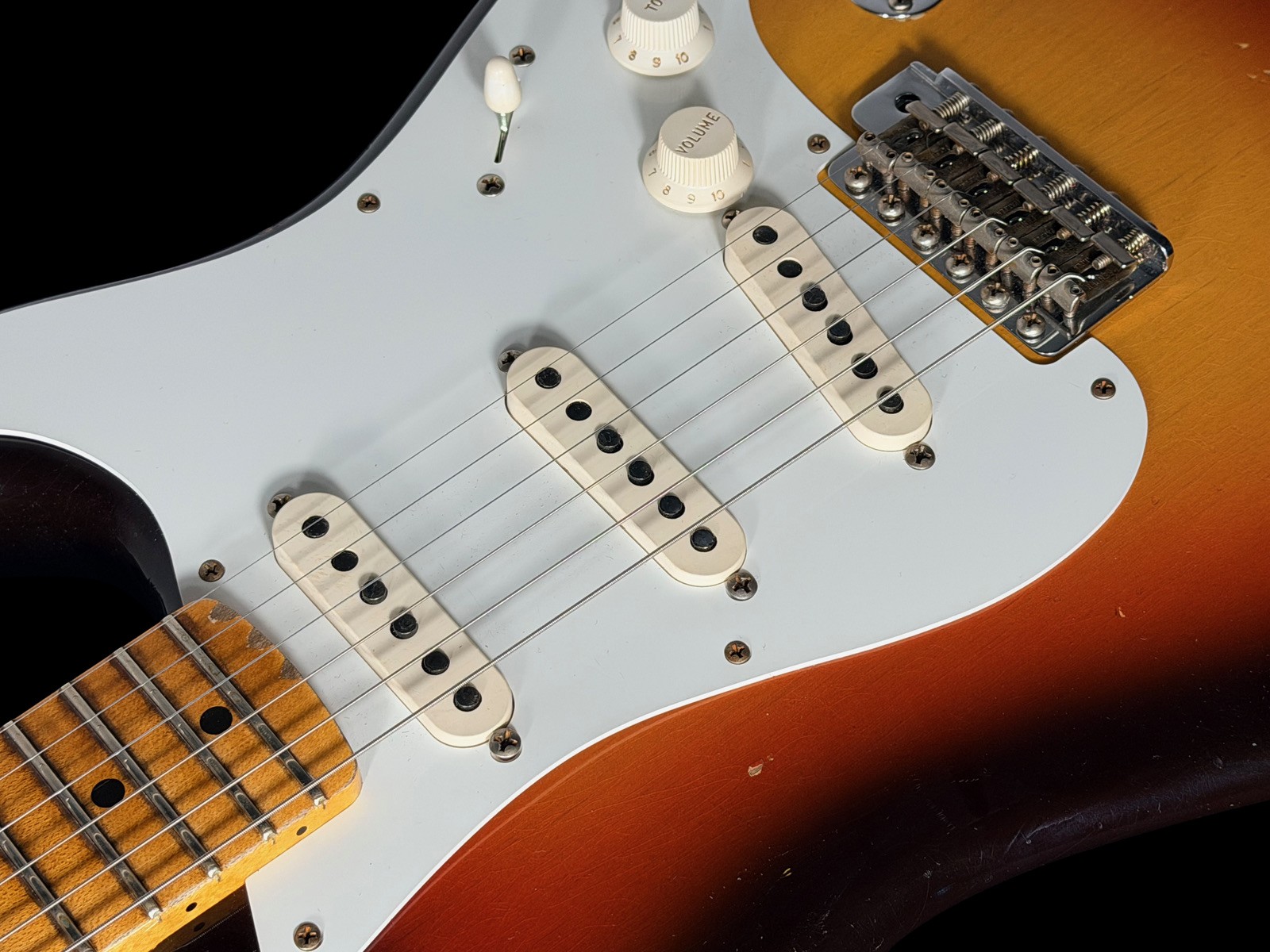 2023 FENDER STRATOCASTER ’58 CUSTOM SHOP 1958 REISSUE STRAT RELIC CHOCOLATE 3TSB