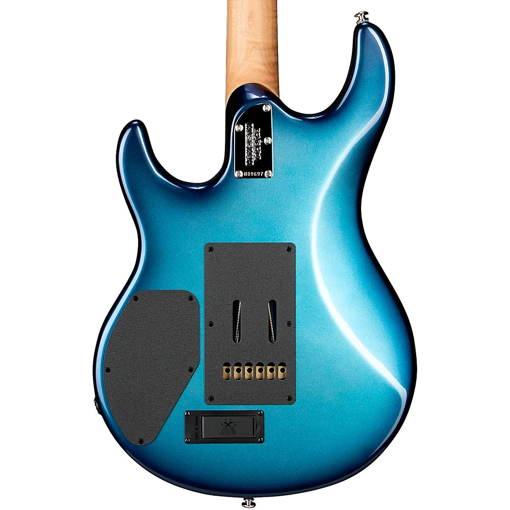 Ernie Ball Music Man Luke 4 SSS Electric Guitar Diesel Blue