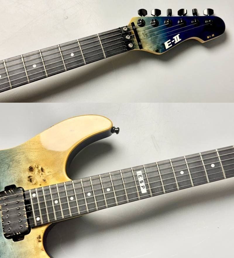 E-II SN-2 Blue Natural Fade Used Maple Alder w/Hard case