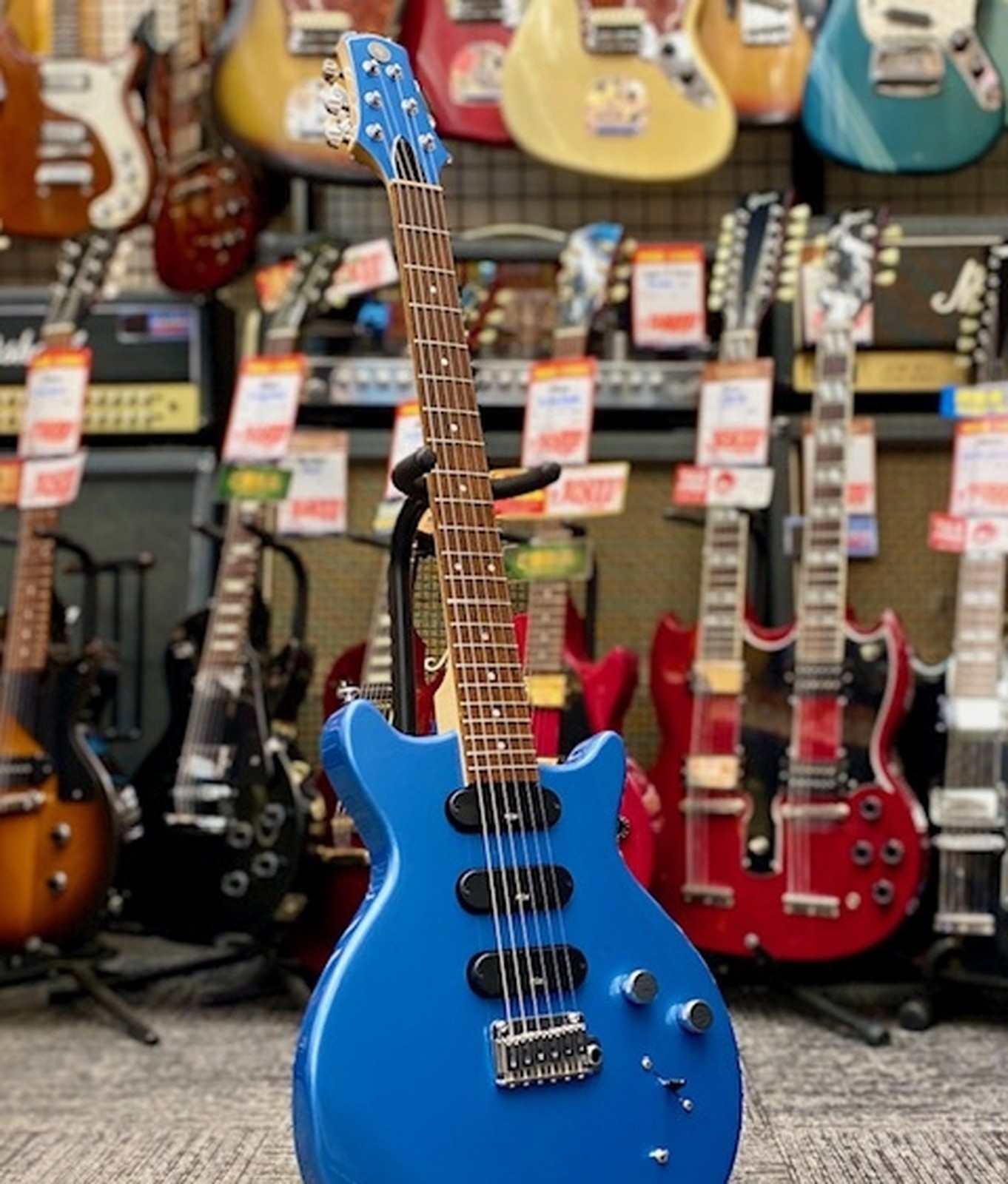 Kz Guitar Works Kz One Junior SSD10 Synchro Used Alder w/Hard case