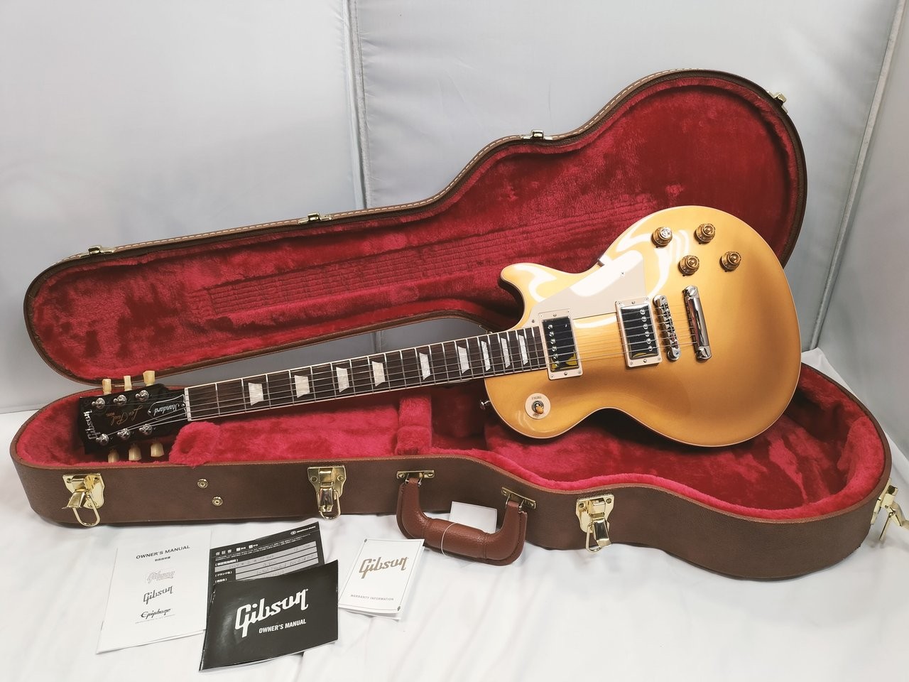 Gibson Les Paul Standard 50s Gold Top Electric Guitar Made in USA w/ Case