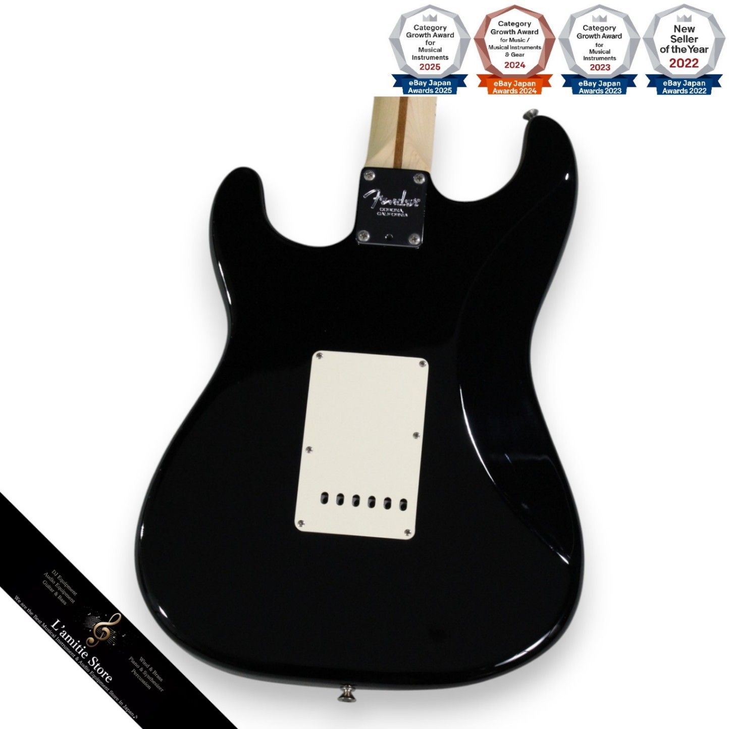 Fender Eric Clapton Stratocaster Blackie 3.65kg Electric Guitar Rare