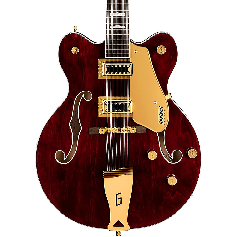 Gretsch Electromatic Hollowbody 12-String Gold HW Guitar Walnut Stain