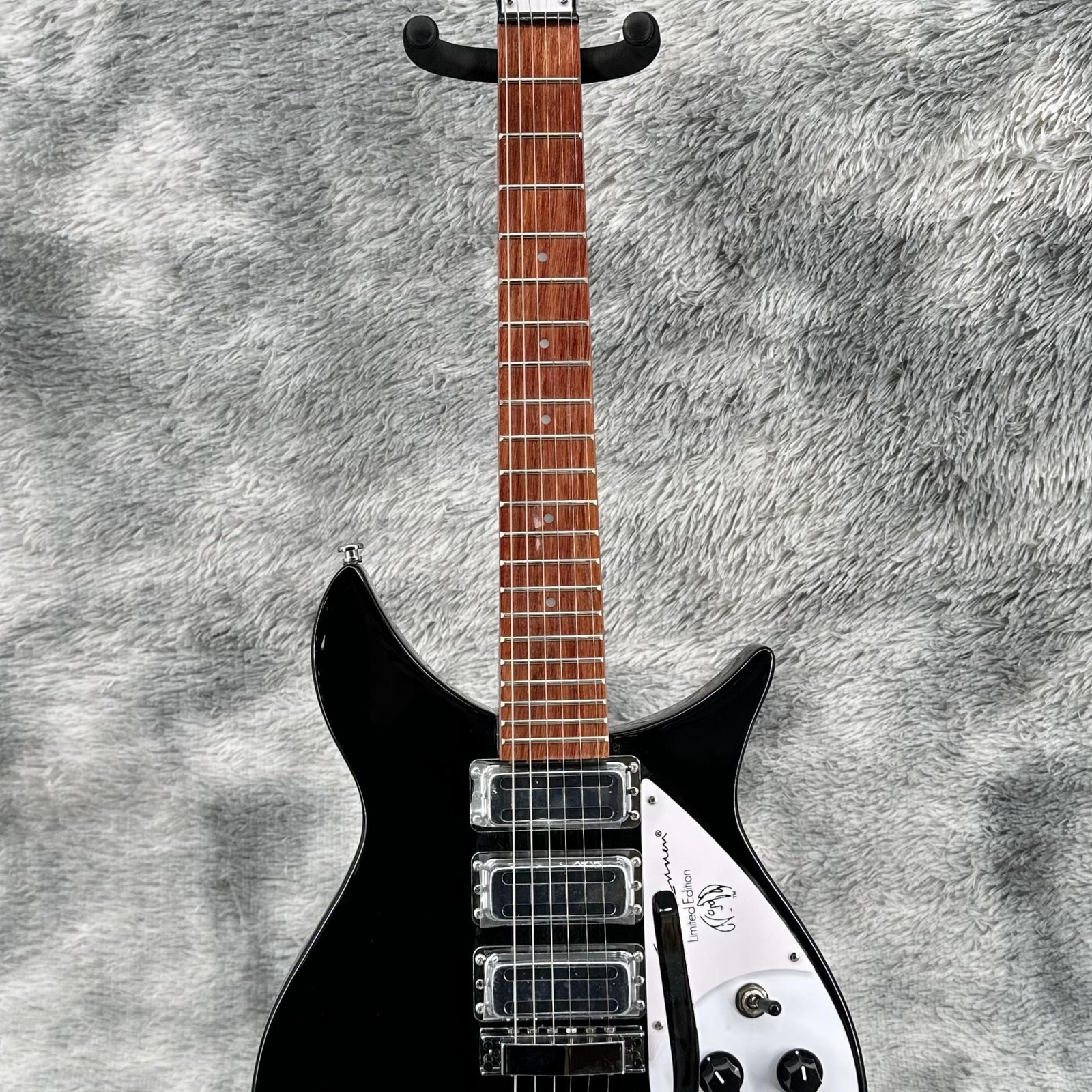 Custom Lennon‑signature 325 Black Electric Guitar Bigsby Tremolo 6string Ship US