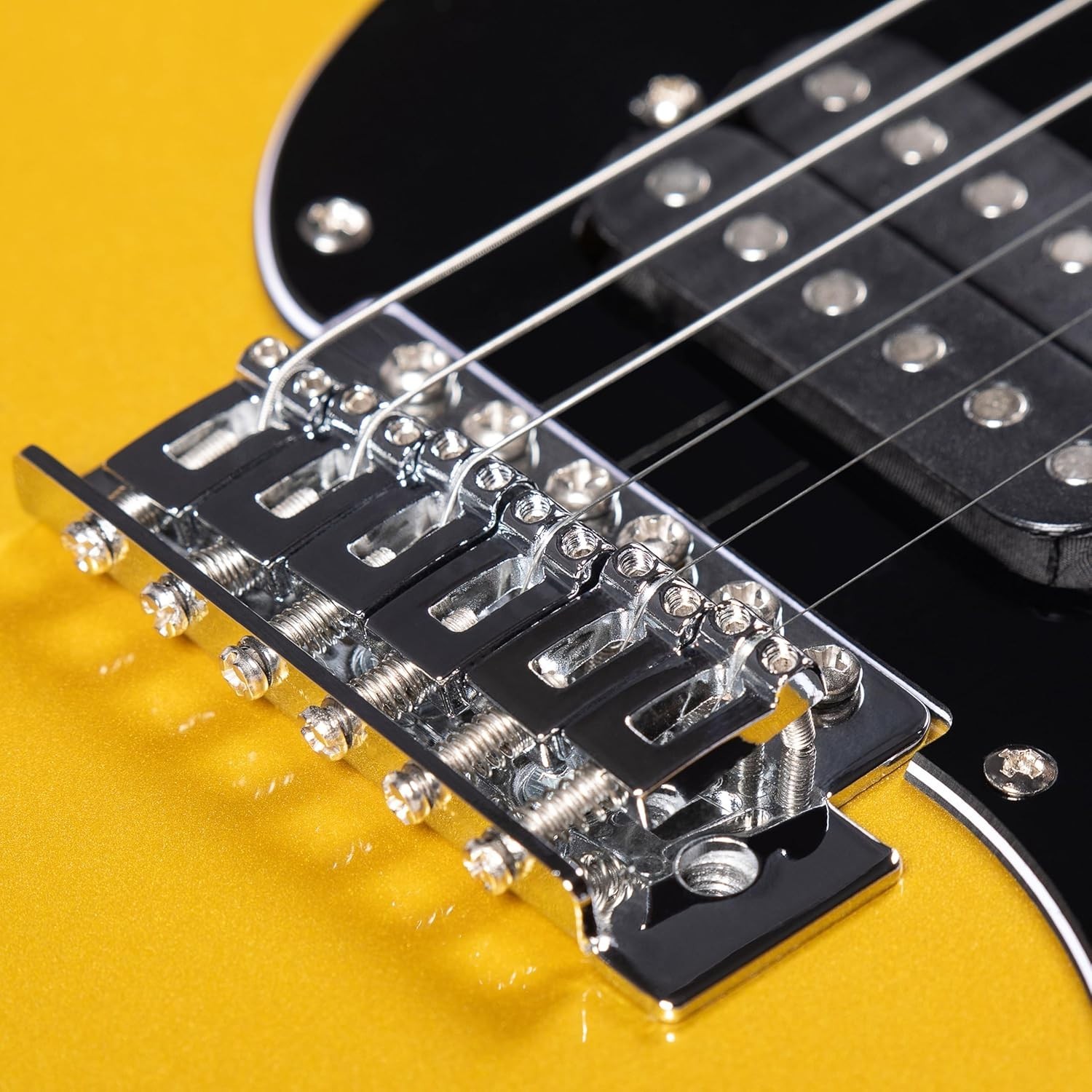 Paulownia Wood Electric Guitar – Solar Flare, Ssh Pickup