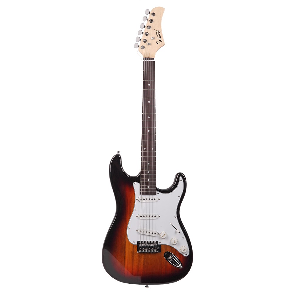 Electric Guitar Rosewood FingerboardWhammy Bar Cord Wrench Tool Sunset Color