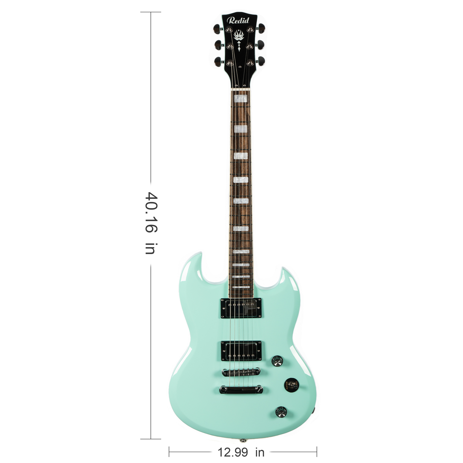 Redid RG-22 Electric Guitar Classic 6 Strings Mahogany Solid Body 4