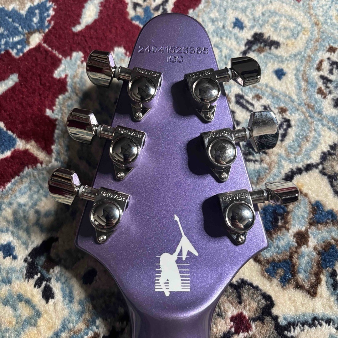 Epiphone Kirk Hammett Metallica 1979 Flying V Purple