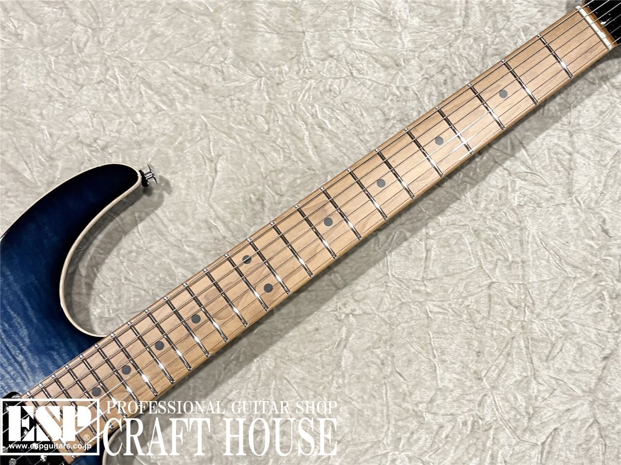 Suhr Modern Plus HSH Faded Trans Blue Burst Electric Guitar Used