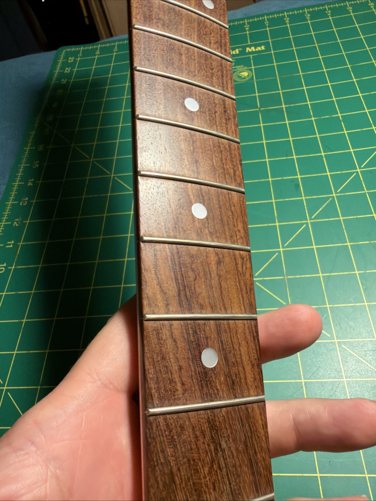 Fernandes TE-3 guitar neck Telecaster tuners rosewood 21 fret clean