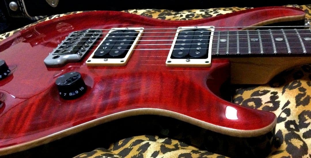 Electric Guitar Paul Reed Smith CE24 2006 Black Cherry Maple Top w/ Accessories