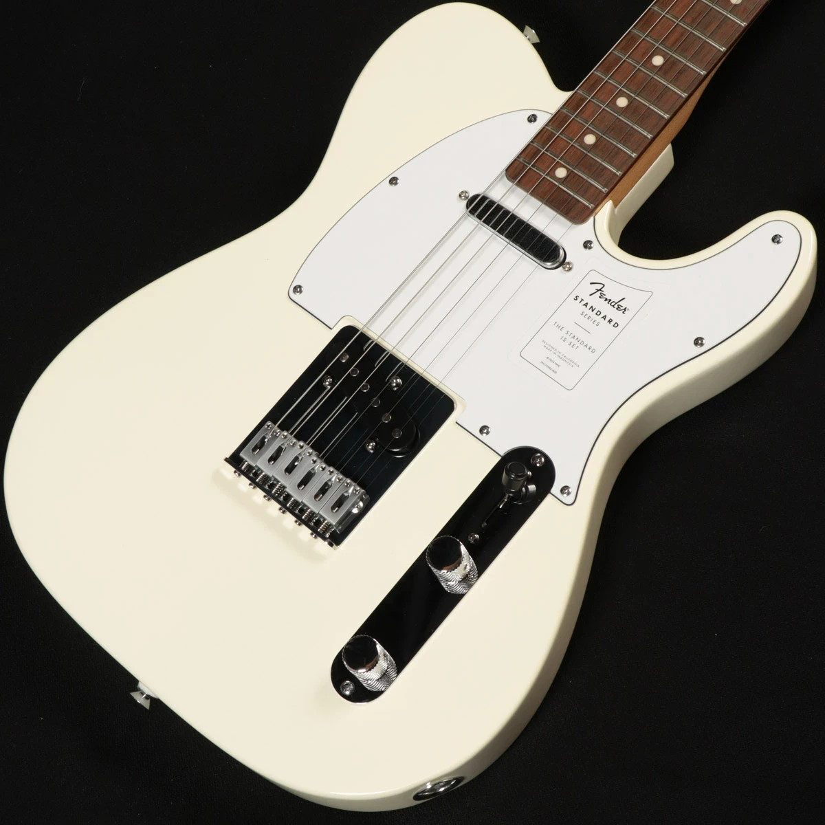 Fender/Standard Telecaster White Olympic White Electric Guitar with Gig Bag