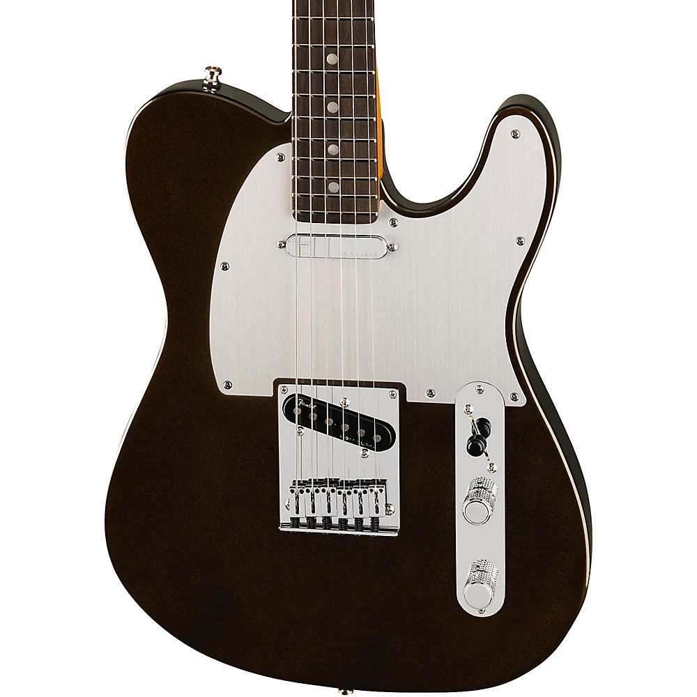 Fender American Ultra II Telecaster Ebony FB Guitar Texas Tea 197881522889 RF