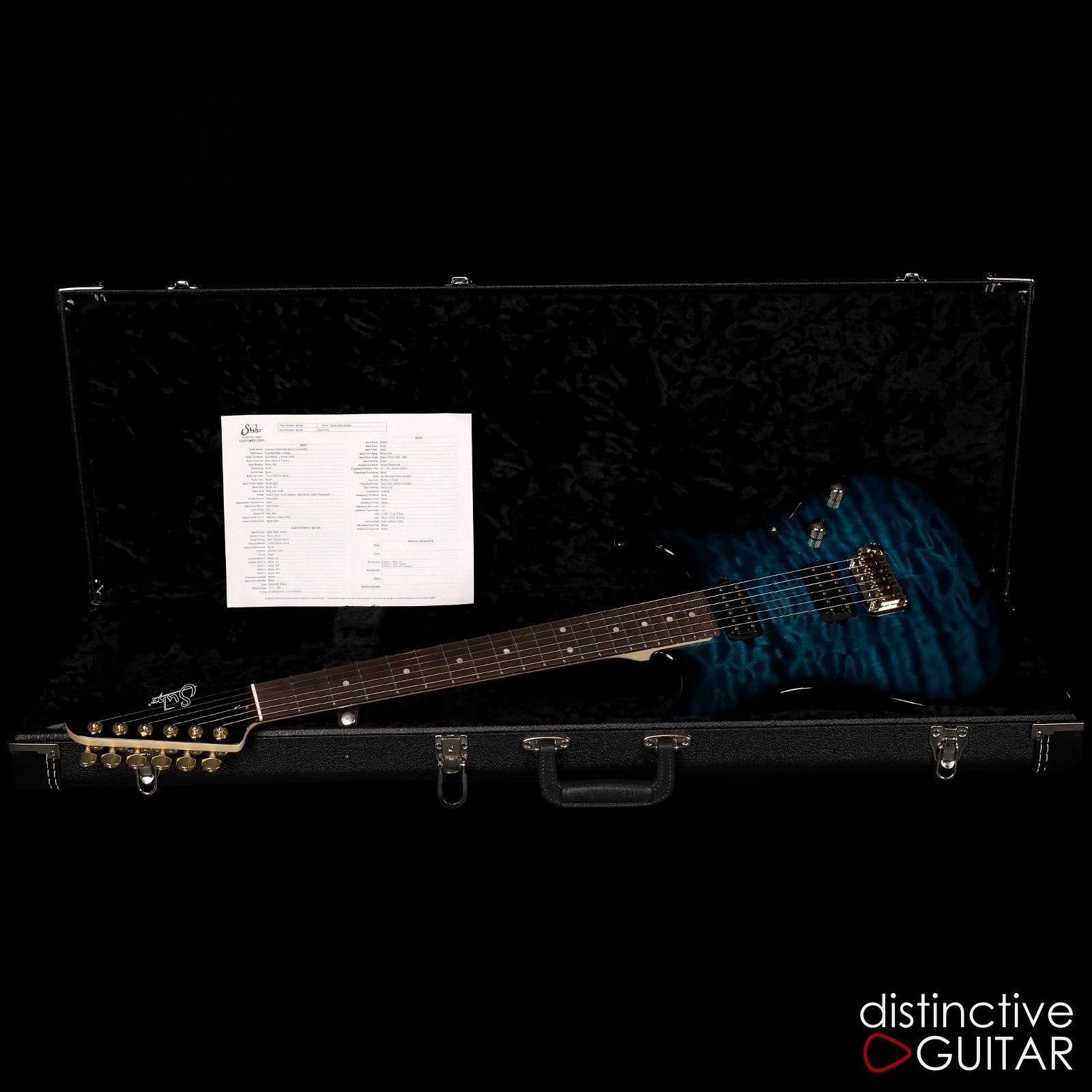 SUHR STANDARD THIN BURST LE – TRANS TEAL