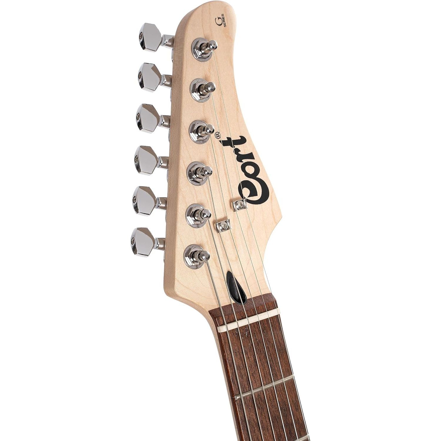 Cort G110OPSB G Series Double Cutaway Electric Guitar. Open Pore Sunburst