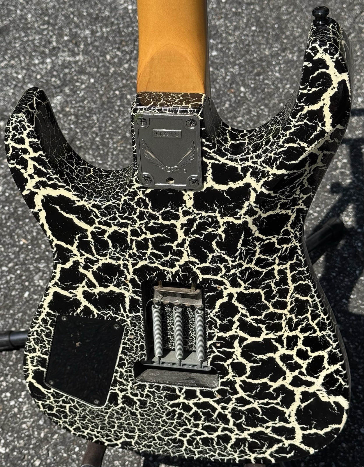 1990 Dean Firecrackle Super Strat Electric Guitar HSS Vintage Stratocaster Fat