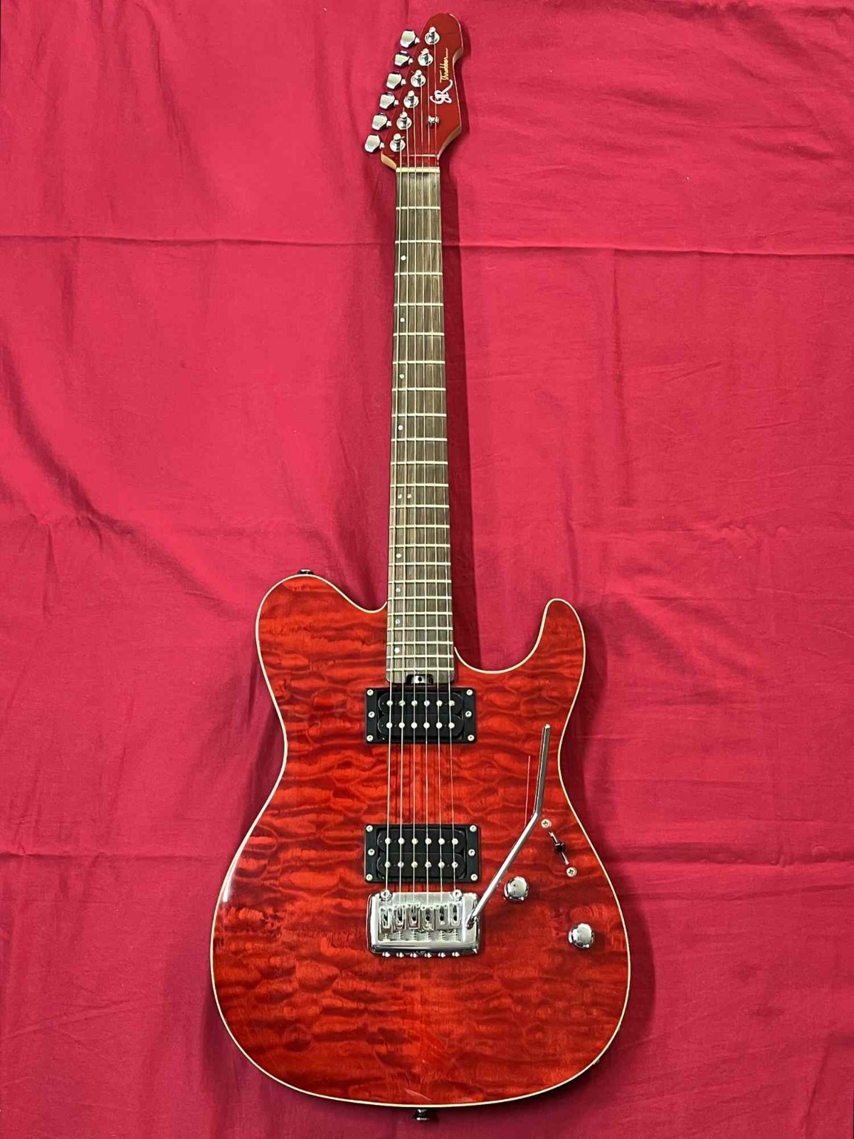 Grass Roots by ESP G-THROBBER Red 2014 Electric Guitar