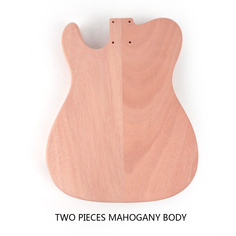 DIY Mahogany electric TL guitar kits F hole guitar kits with paddle head
