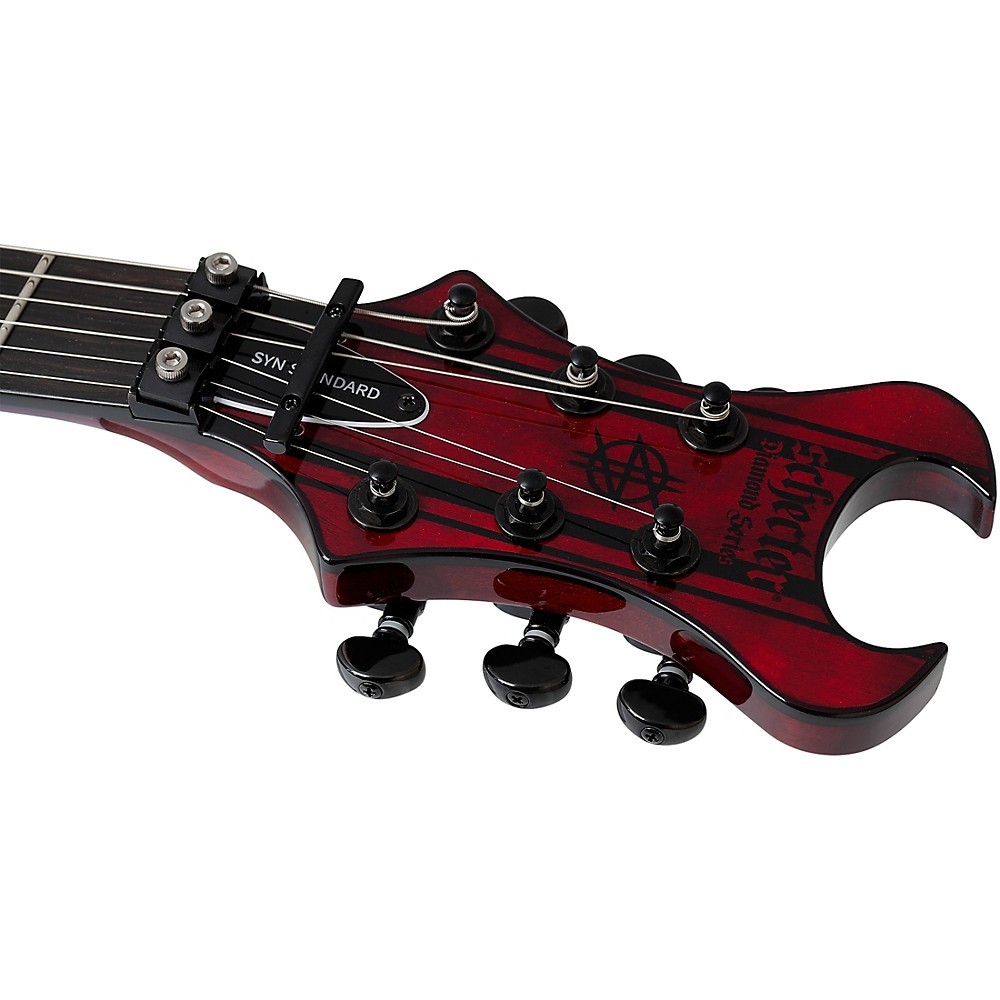 Schecter Synyster Gates Standard Plus Electric Guitar Transparent Deep Red
