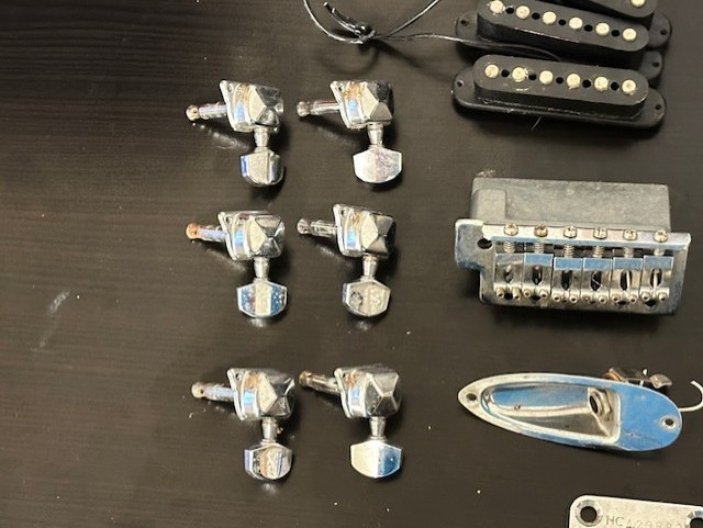 Fender Squier Bullet Stratocaster Parts Lot (Untested)