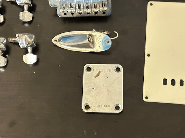 Fender Squier Bullet Stratocaster Parts Lot (Untested)