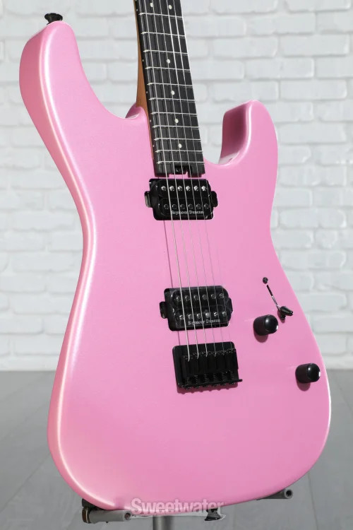 Charvel Mod Plus SD1 HH HT Electric Guitar – Platinum Pink