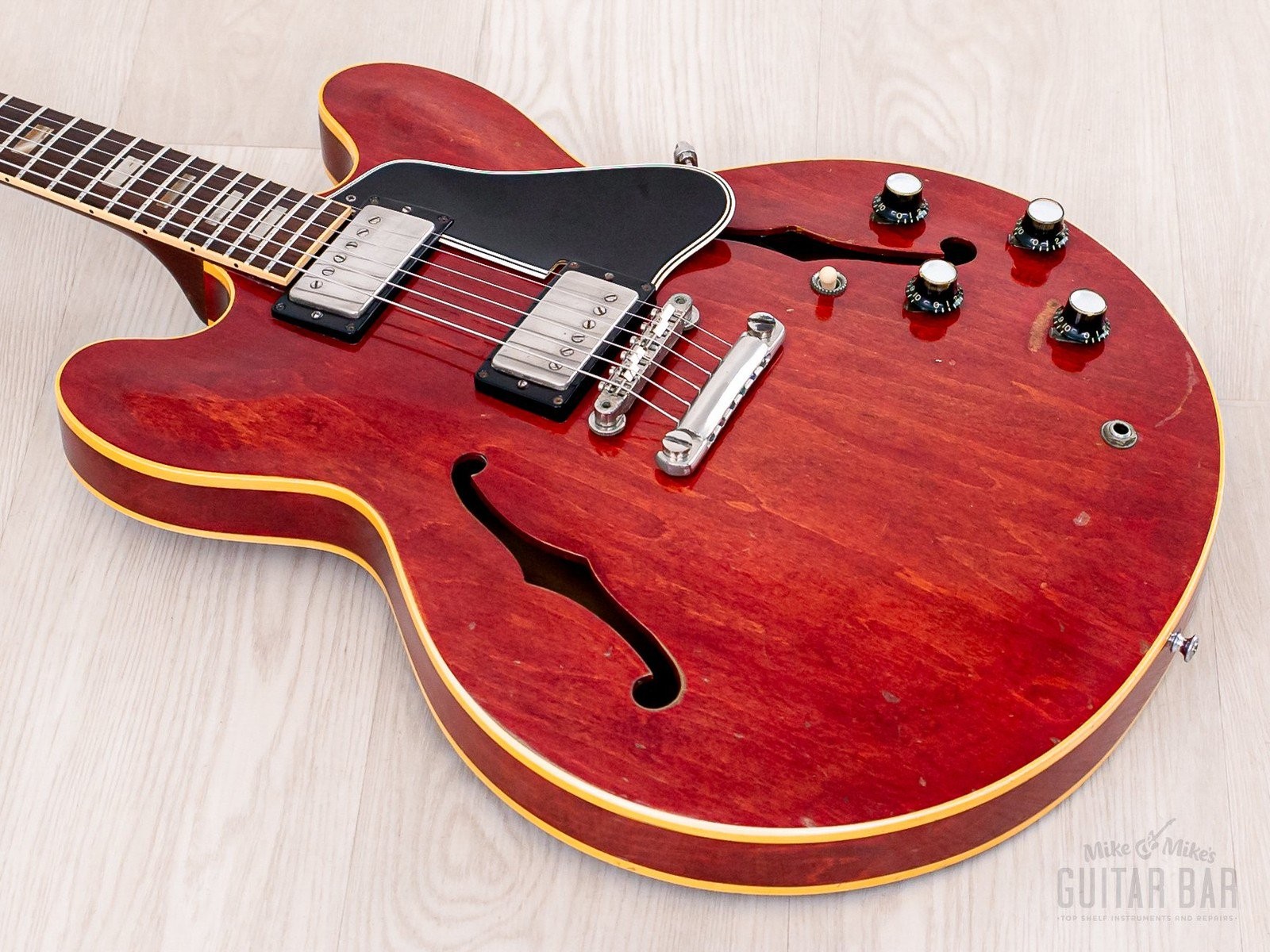 1962 Gibson ES-335 TDC Vintage Semi-Hollowbody Electric Guitar Cherry w/ Case