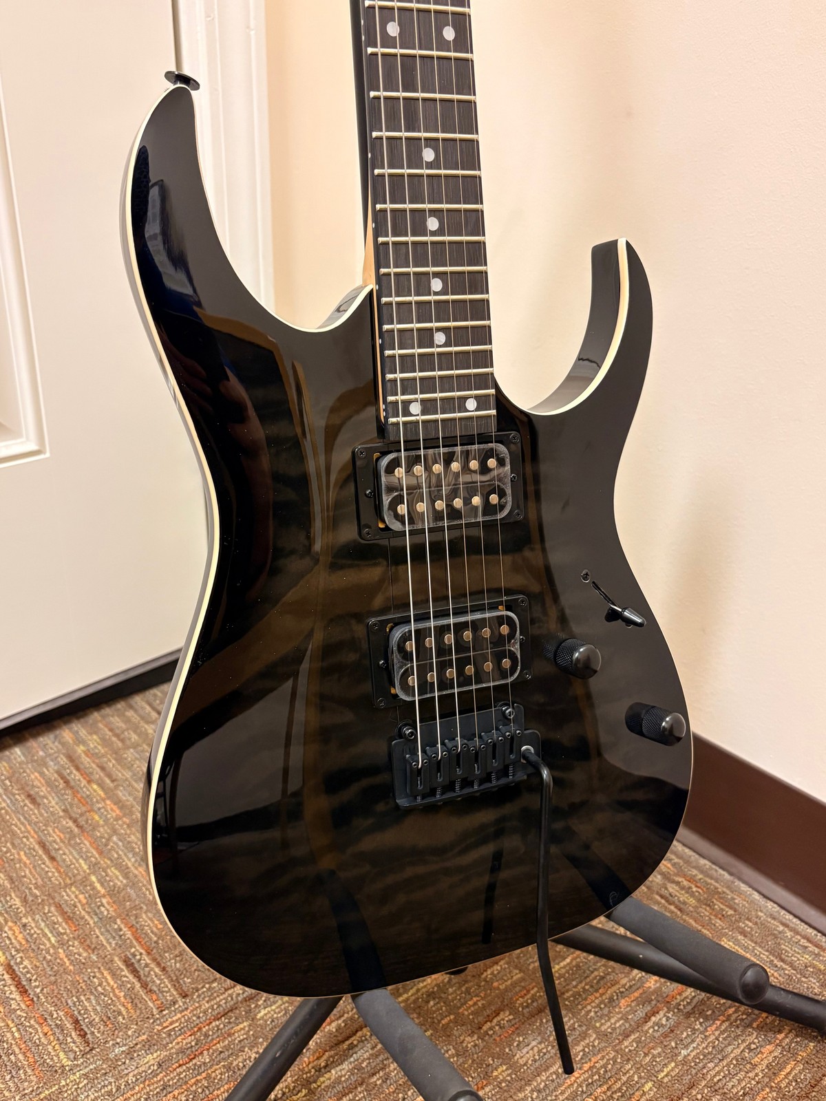 Ibanez Gio GRGA120QA-TKS Transparent Black Sunburst