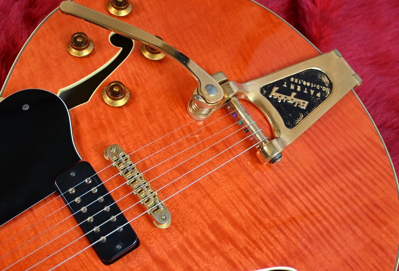 Yamaha AES-1500B Semi-Hollow Guitar with Bigsby Japan 90s Rare Flame Top