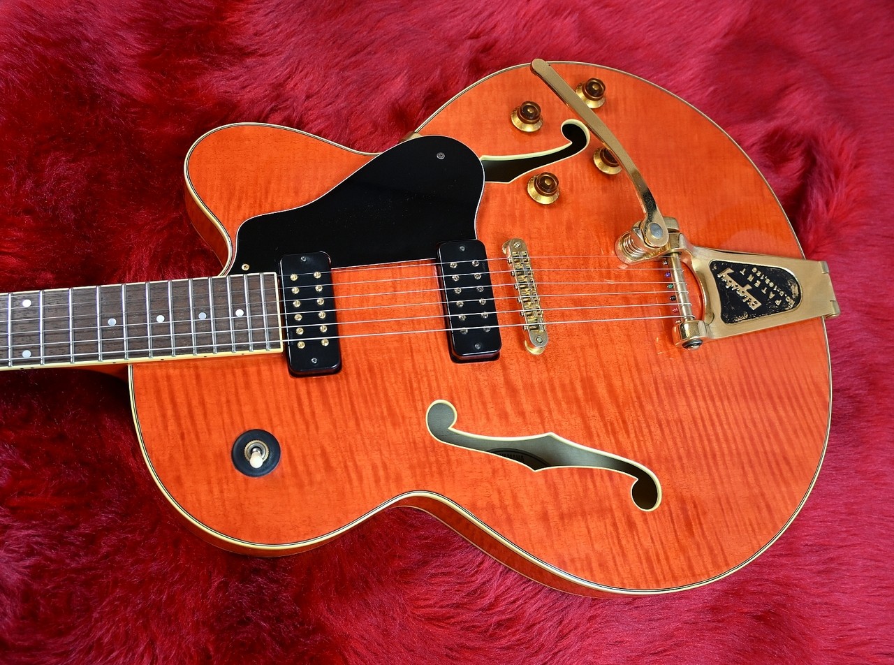 Yamaha AES-1500B Semi-Hollow Guitar with Bigsby Japan 90s Rare Flame Top