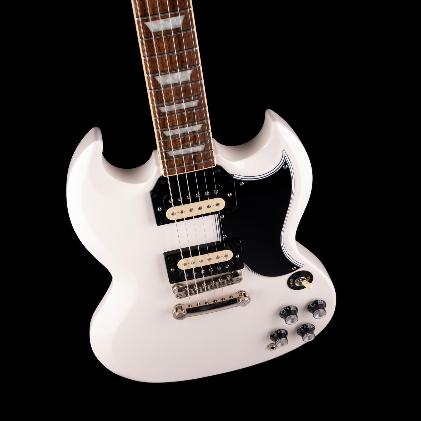 Pre Owned Epiphone 1961 Les Paul SG Standard Aged Classic White With OHSC – 2
