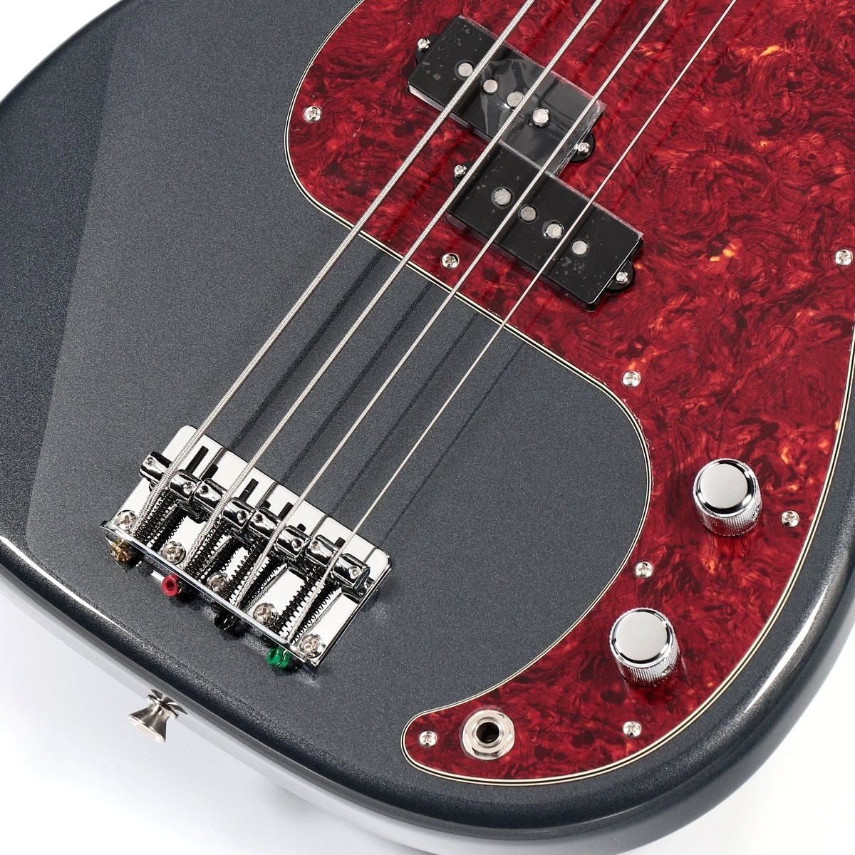 Fender FSR Hybrid II Precision Bass Charcoal Frost Metallic with Matching Head