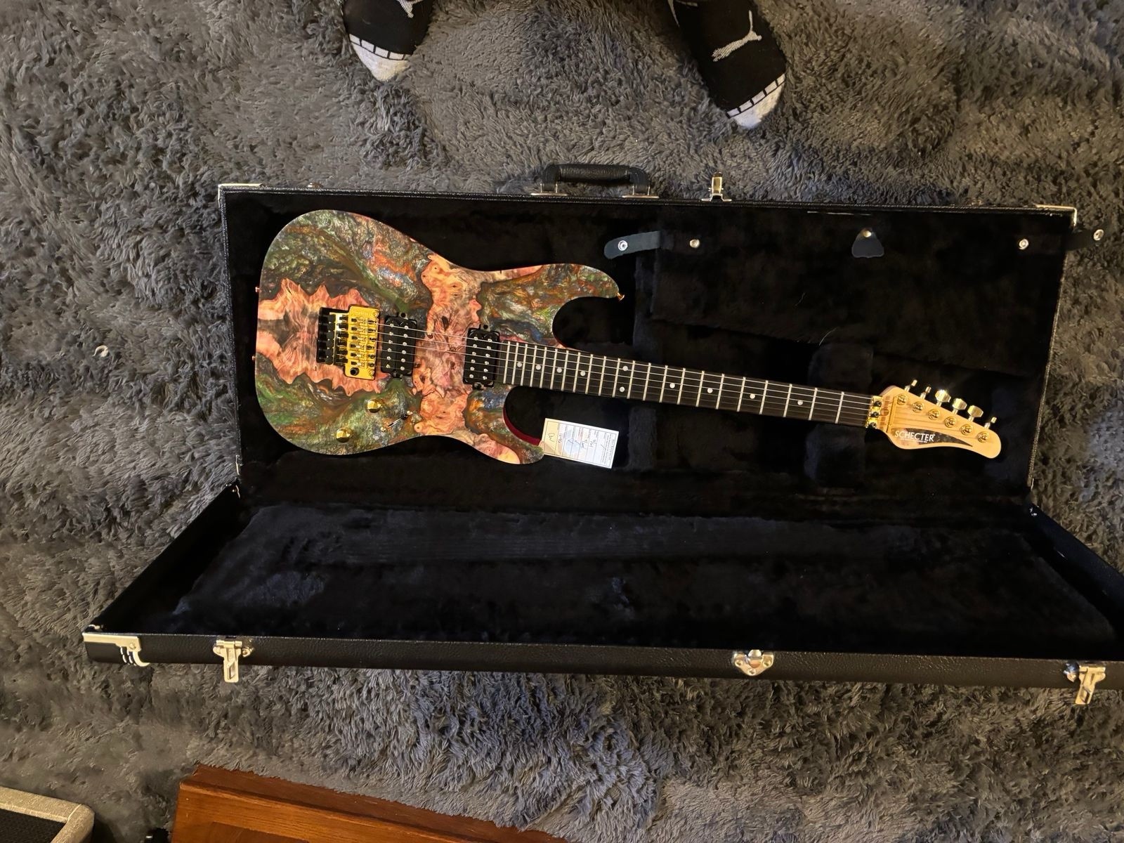 Schecter Sunset Custom II Stabilized Top Trans Pink