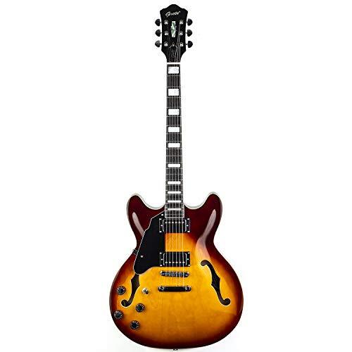 Semi-Hollow Body 335 Style Left-Handed Electric Guitar