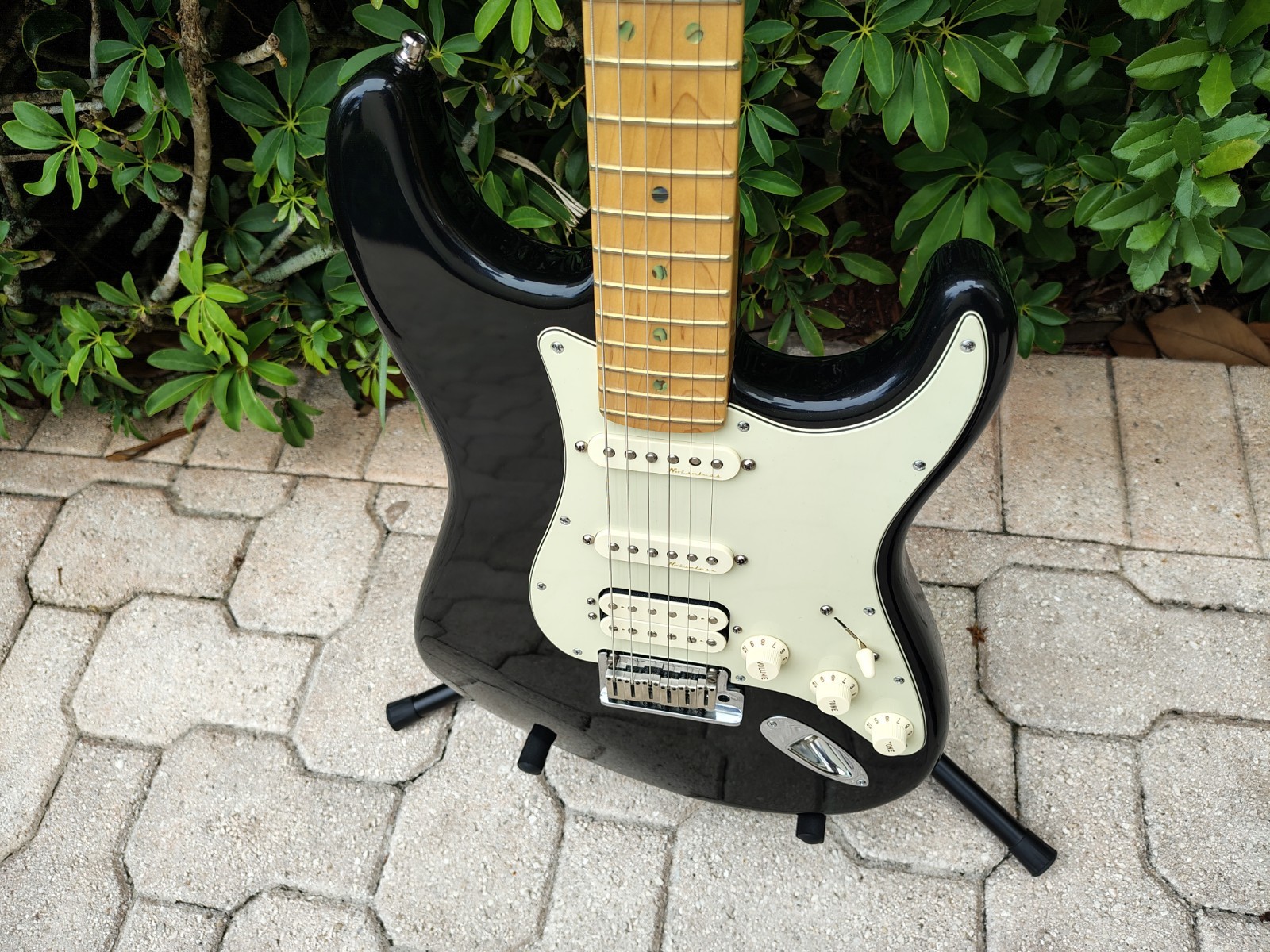 2002 Fender American Deluxe Stratocaster Black Fat Strat *UNPLAYED*
