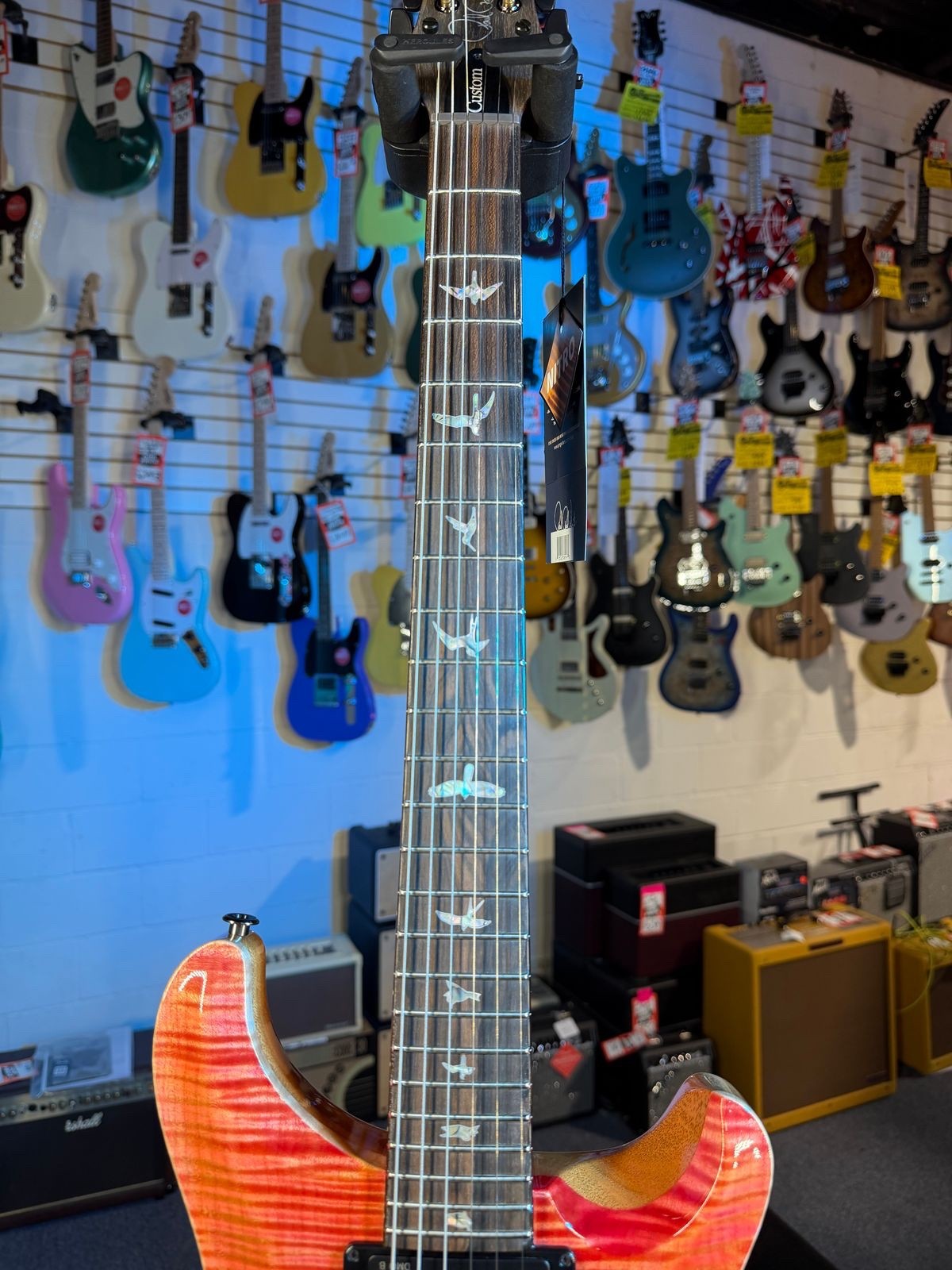 PRS Limited Custom 24-08 Stained Neck – Private Stock Salmon #539, Ziricote