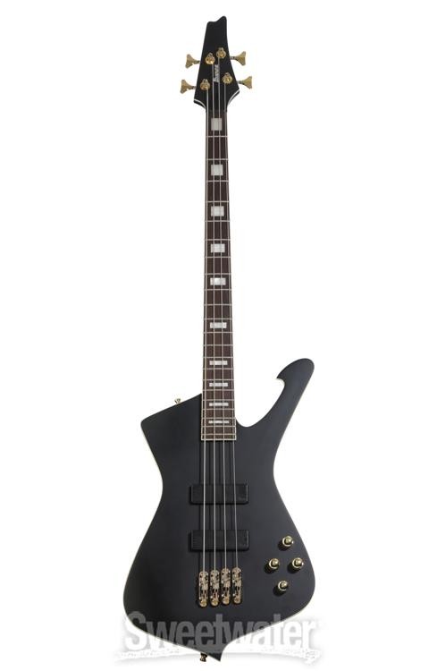 Ibanez Iceman ICB620 Electric Bass Guitar – Black Flat