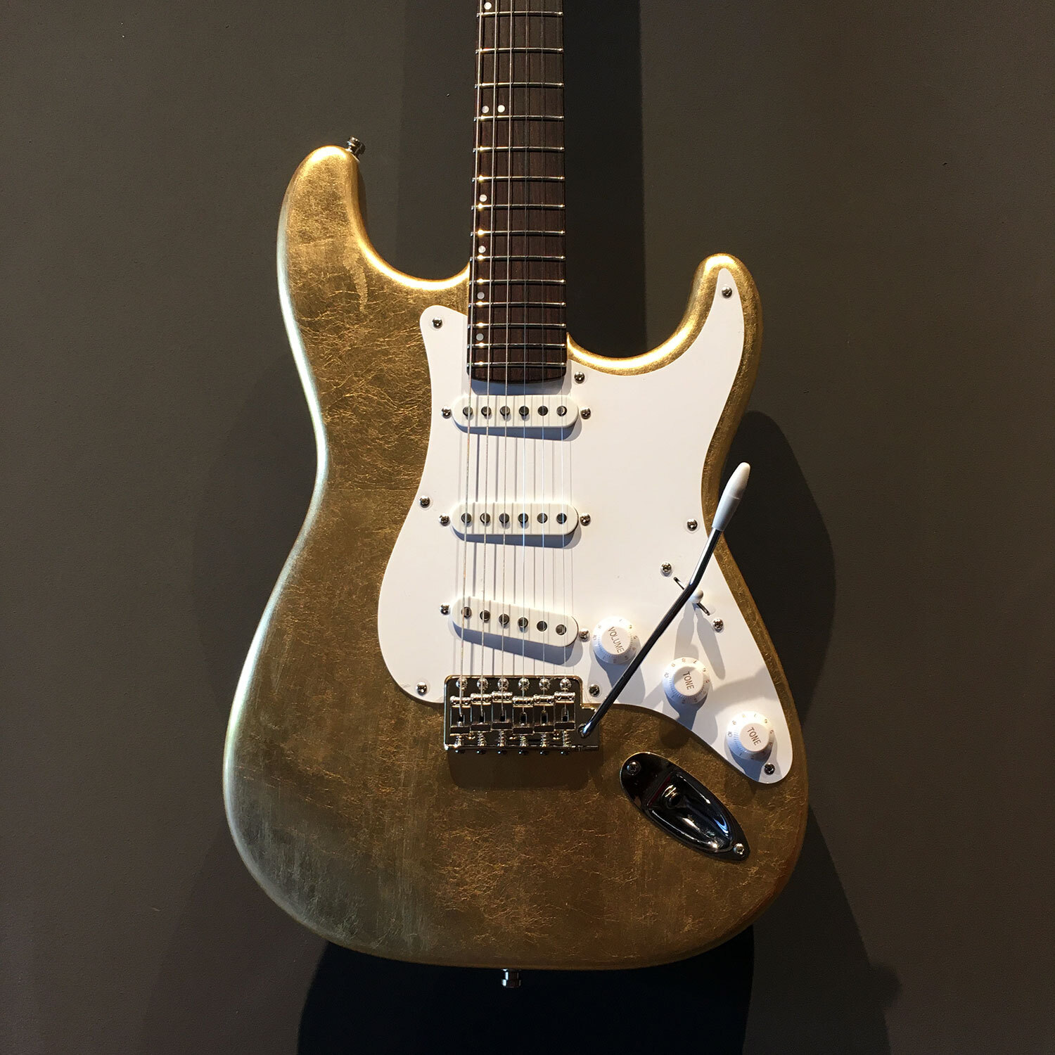 FRANCHIN Mercury guitar Glossy METALLIC LEAF Alder gold S-type *MADE TO ORDER