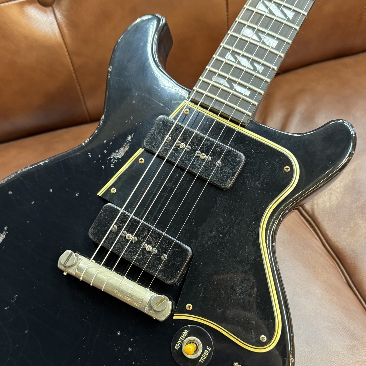 Gibson Custom Shop Murphy Lab 1960 Les Paul Special DC Ebony Over Oxblood Ultra