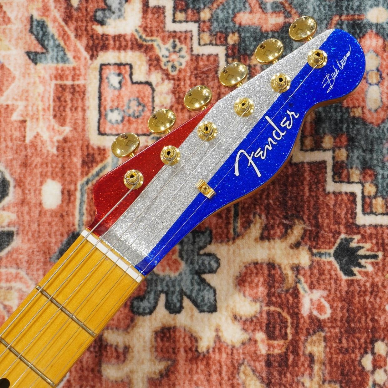 Fender Limited Buck Owens Telecaster Red Silver And Blue Sparkle *Ci896