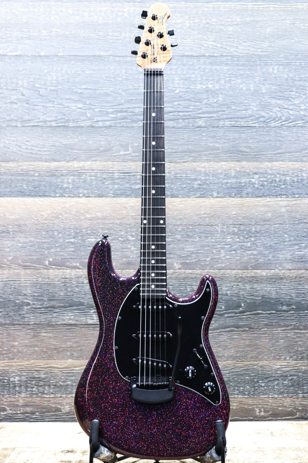 Ernie Ball Music Man Cutlass HT Dark Rainbow Ebony Fingerboard El. Guitar w/Case