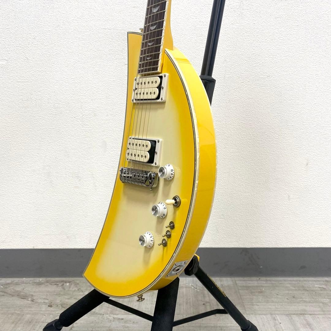 Electric Guitar Kawai Moonsault MS-21C Yellowburst Moon Shape Body
