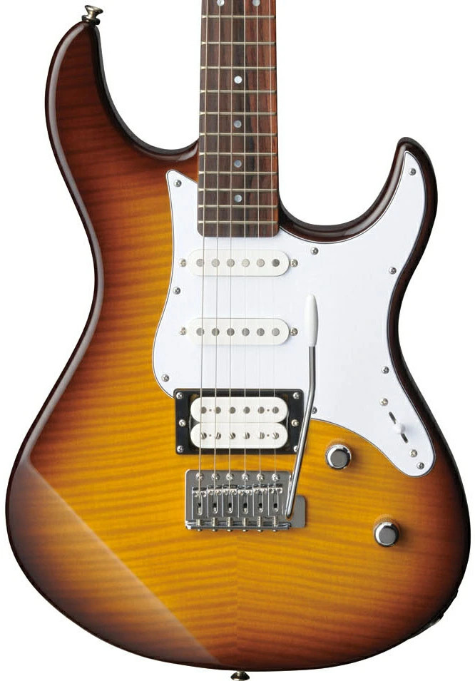 YAMAHA PACIFICA212VFM TBS Tobacco Brown Sound Burst with gig bag