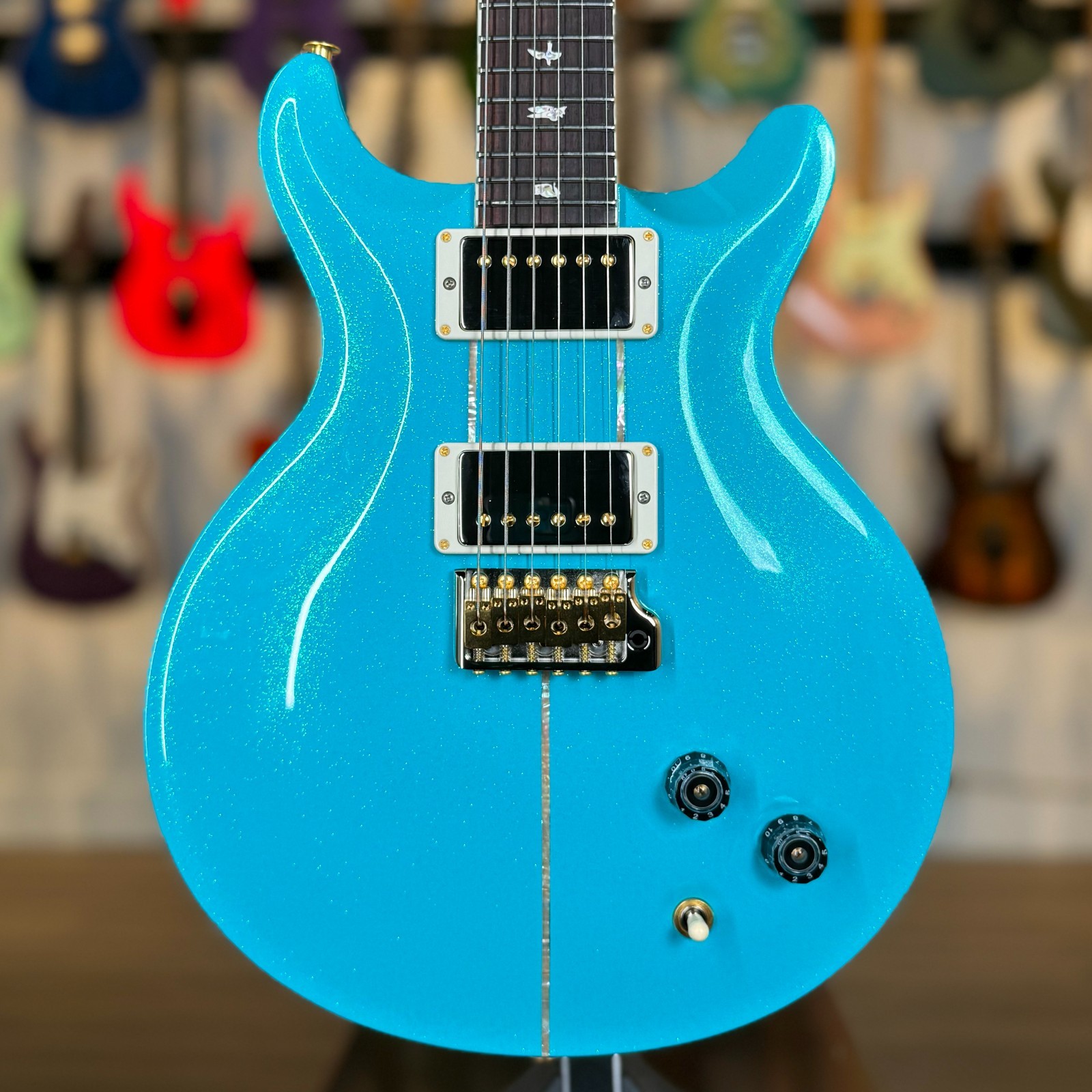 PRS Santana Retro Sprayer’s Choice – Blue Turquoise Pearl Sparkle