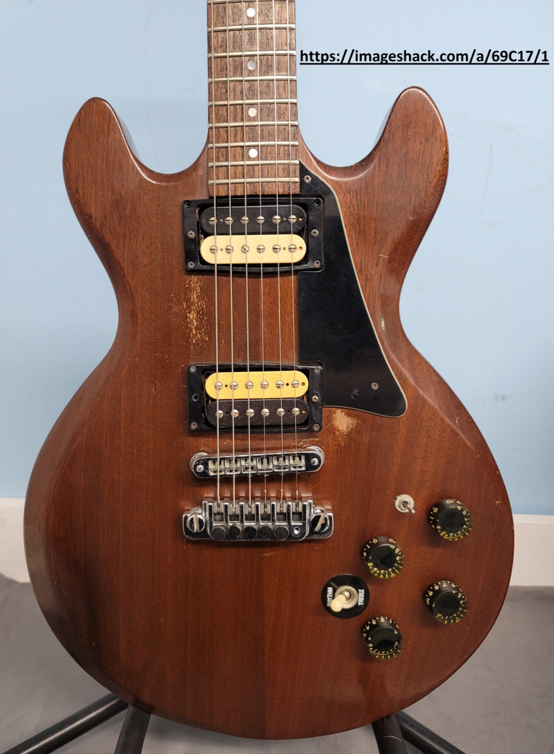 1980 Gibson Firebrand 335-S Custom Solid Body Electric Guitar with Case