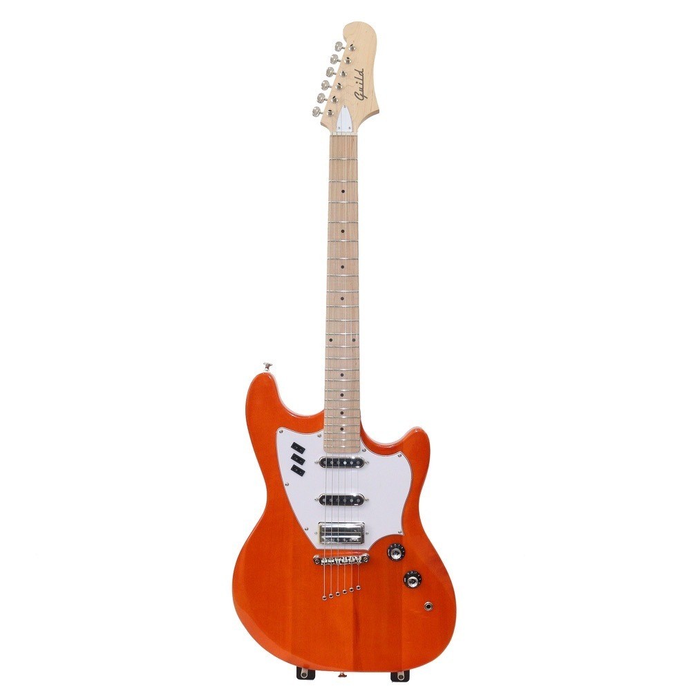 Electric Guitar Guild Surfliner 2022 Sunset Orange HSS with Gig Bag