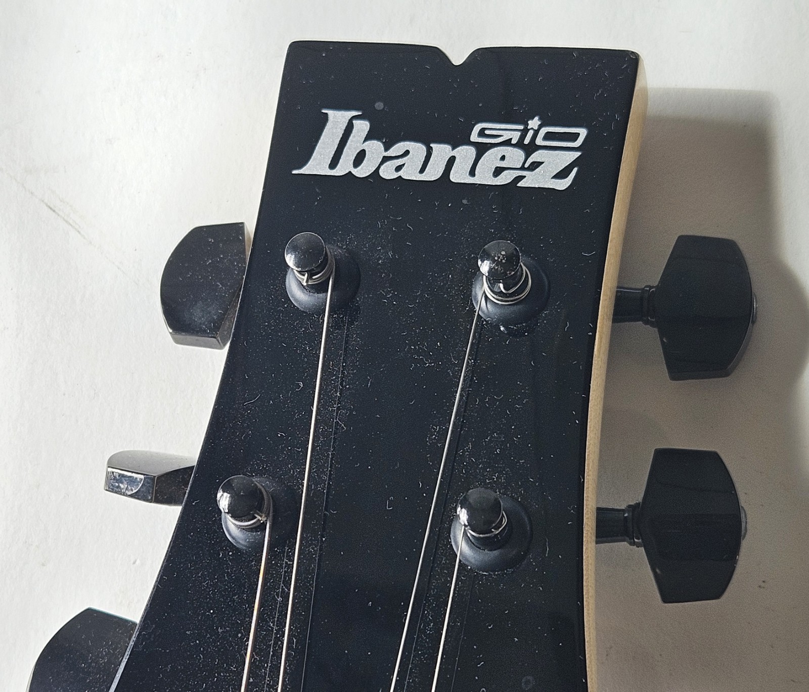 Vintage Ibanez Gio Electric Guitar Black Gax W/ Strap Gig Bag