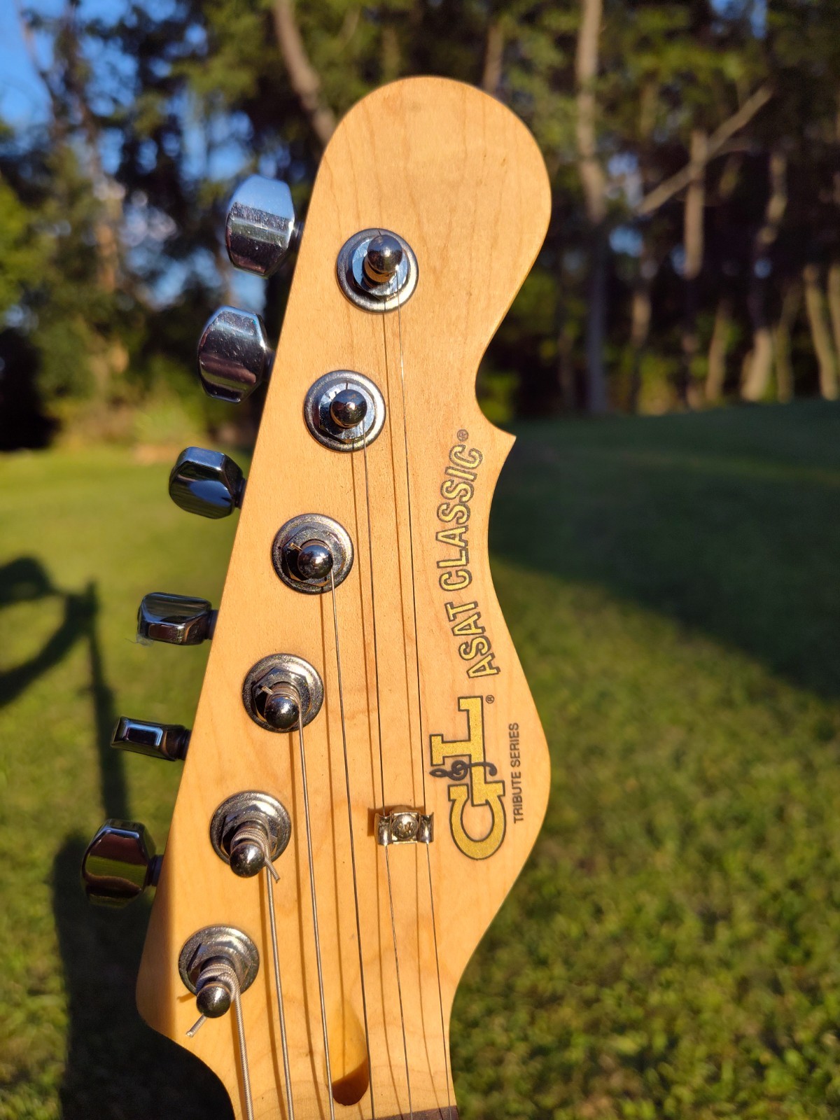 G&L Tribute ASAT Classic Bluesboy Electric Guitar Sunburst Rosewood Great