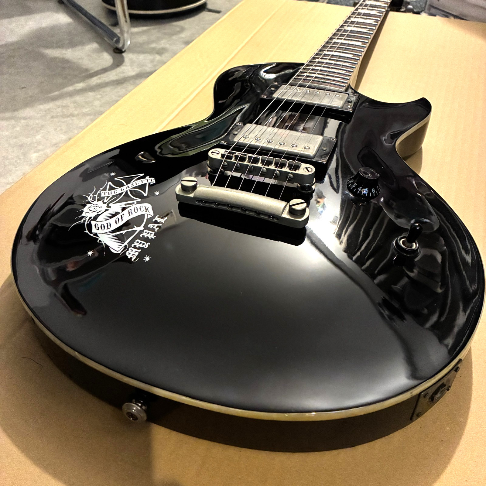 GrassRoots HELLION G-U-65 Black Gazette Uruha Vkei Gothic 2008 Rare Guitar Japan